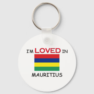 I'm Loved In MAURITIUS Keychain