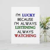 I'm Lucky (Standing Front)