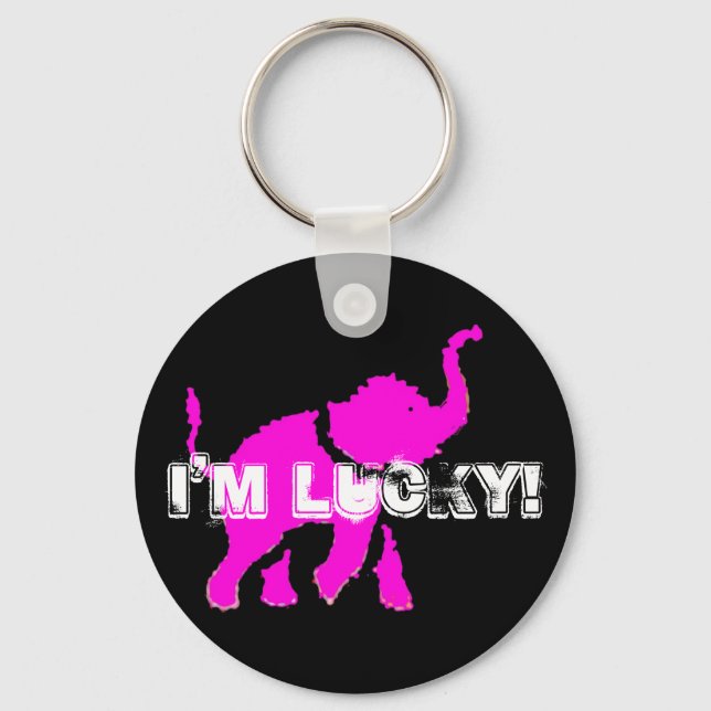 I'm Lucky! Keychain (Front)
