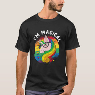 I'm Magical Lesbian Rainbow Unicorn LGBT Gay Pride T-Shirt