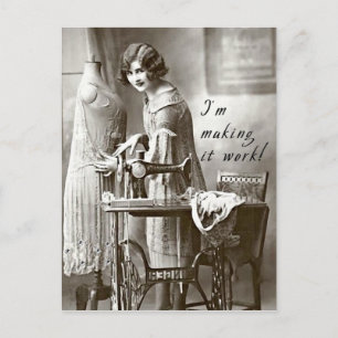 I'm Making it Work Postcard