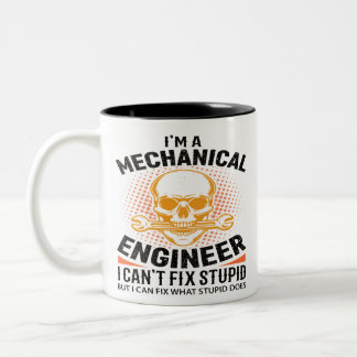 Im Mechanical Engineer Two-Tone Coffee Mug