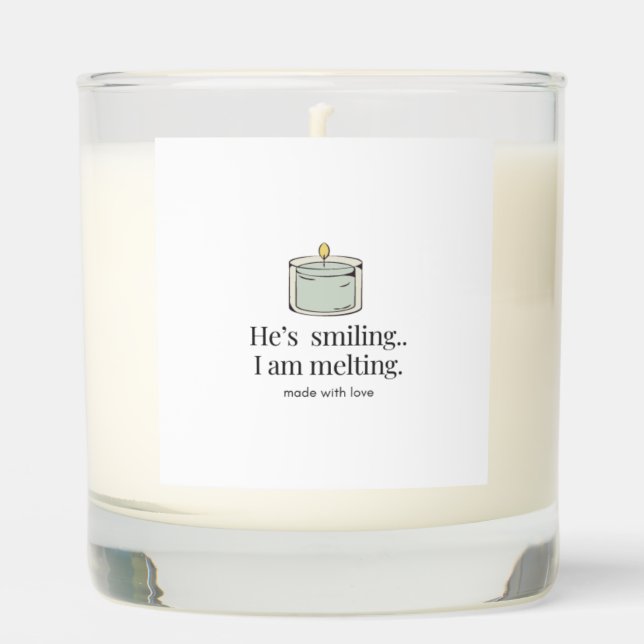 I'm Melting - Romantic Valentine's Day Gift Candle (Front)