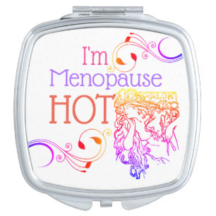 I'm menopause hot alphonse mucha salon nouveau compact mirror