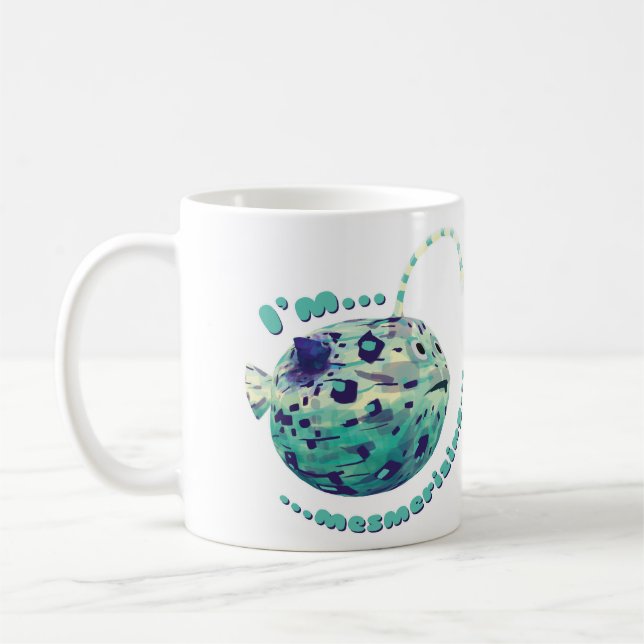 I'm Mesmerizing... The puffer-lamp-fish realized. Coffee Mug (Left)