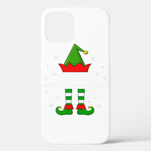 Im Miniature Schnauzer Lover  Elf Christmas iPhone 12 Case