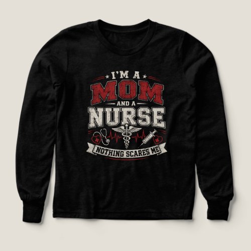 Im Mom And Nurse vinatge Mom Gift mothers day Tri-Blend Shirts