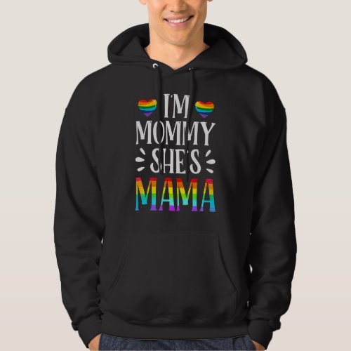 Im Mommy Mama Matching Gay Lesbian Couple LGBT Ra Hoodie
