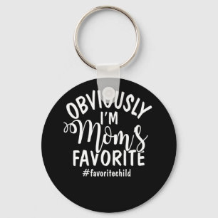 I'm Mom's Favorite Funny Favorite Son-Daughter Keychain