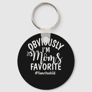 I'm Mom's Favorite Funny Favorite Son-Daughter Keychain