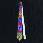 IM Morning Tie<br><div class="desc">Colorful abstract swimmers in IM order. Celebrate your morning ritual of being in the great sport of swimming.</div>