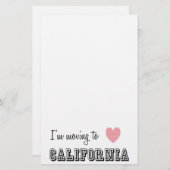 I'm Moving To California (Front/Back)