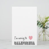 I'm Moving To California (Standing Front)