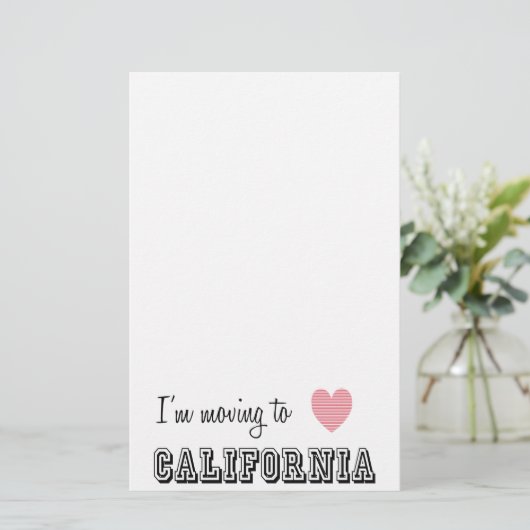 I'm Moving To California (Standing Front)