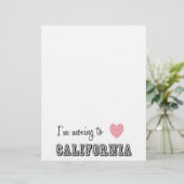 I'm Moving To California (Standing Front)