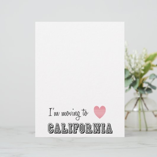 I'm Moving To California (Standing Front)