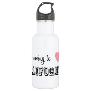 I'm Moving To California Stainless Steel Water Bottle