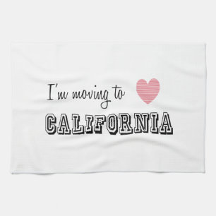 I'm Moving To California Towel