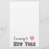 I'm Moving To New York (Front)