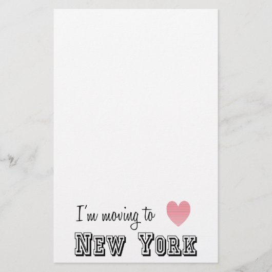 I'm Moving To New York (Front)