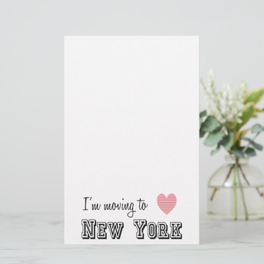 I'm Moving To New York (Standing Front)