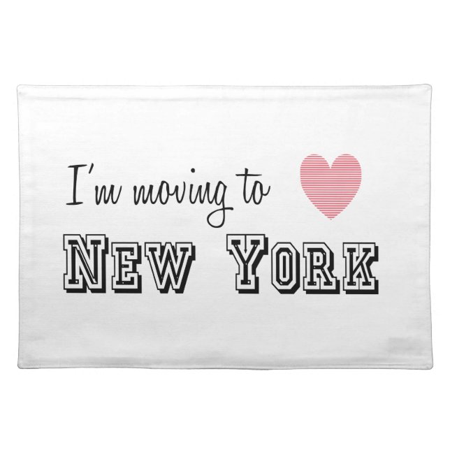 I'm Moving To New York Placemat (Front)