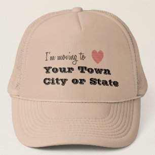 I'm Moving To... Personalized Trucker Hat