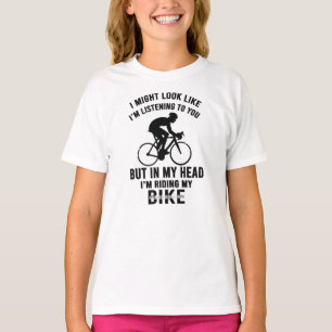 Im my head i'm riding my bike T-Shirt