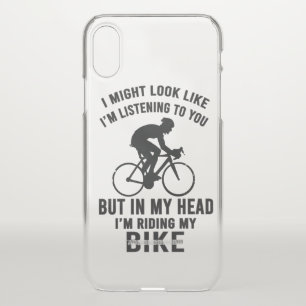 Im my head i'm riding my bike T-Shirt iPhone XS Case