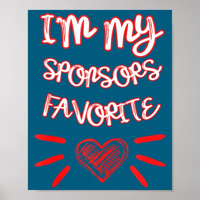 I'm My Snsors Favorite Funny Quote Tank Top  Poster (Front)