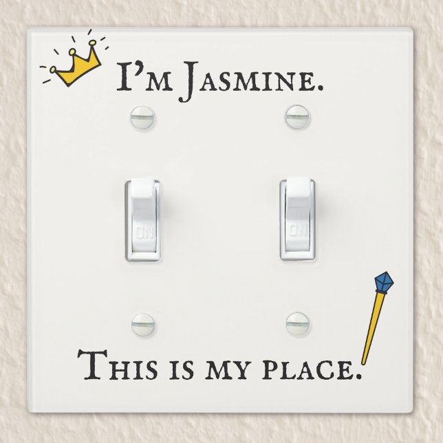 I'm [Name] This is my place Light Switch Cover (Creator Uploaded)