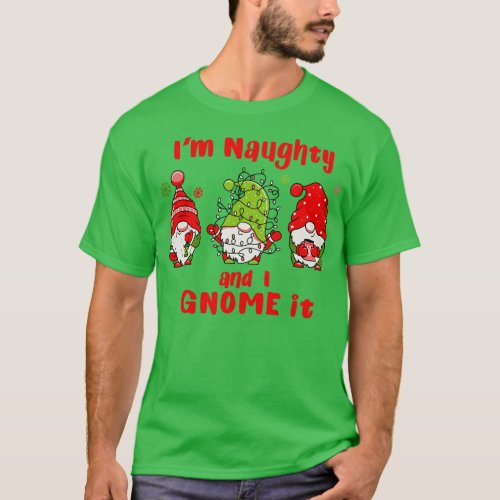 Im Naughty and I Gnome It T_Shirt