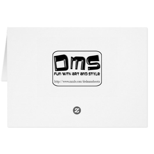 i'm never blue with you card (Back Horizontal)