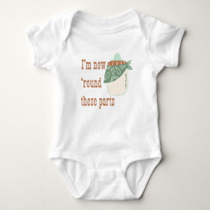 I'm new around these parts- country western cowboy baby bodysuit