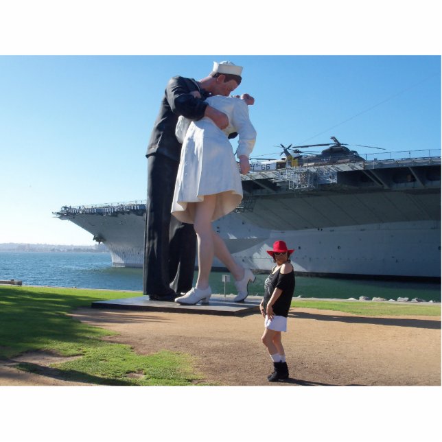 I'm next Sailor and Nurse San Diego Photo Sculptur Cutout (Front)