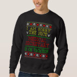 Im Nice Medical Secretary Ugly Christmas Sweatshirt<br><div class="desc">Im Nice Medical Secretary Ugly Christmas</div>