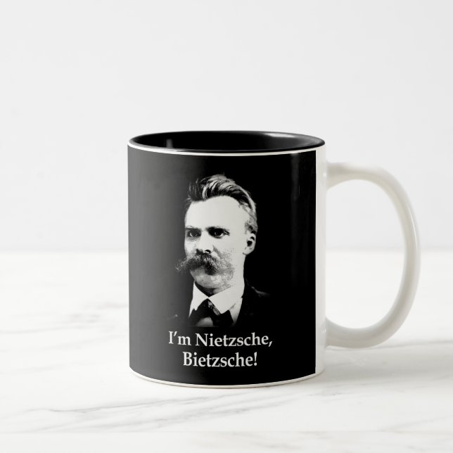 I'm Nietzsche, Bietzsche! Two-Tone Coffee Mug (Right)
