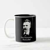 I'm Nietzsche, Bietzsche! Two-Tone Coffee Mug (Left)