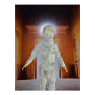 I'm no angel.The Mummy in Egypt. Halloween Poster
