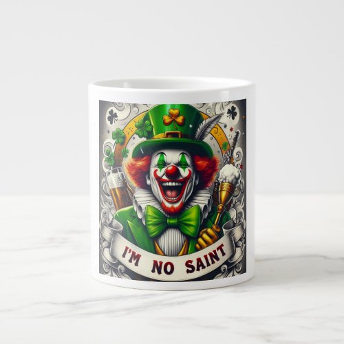 Im No Saint  Giant Coffee Mug
