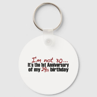 I'M Not 30 Keychain
