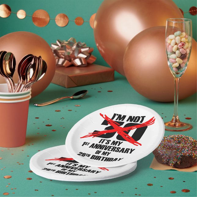 I'm Not 30 Paper Plates (Creator Uploaded)