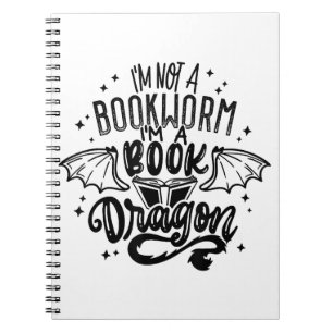 I'm Not A Bookworm I'm A Book Dragon Fantasy Book 