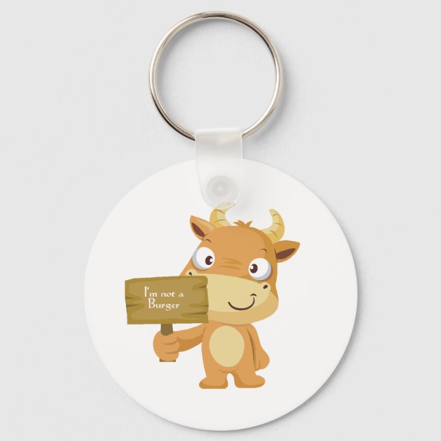 I'm not a burger keychain (Front)