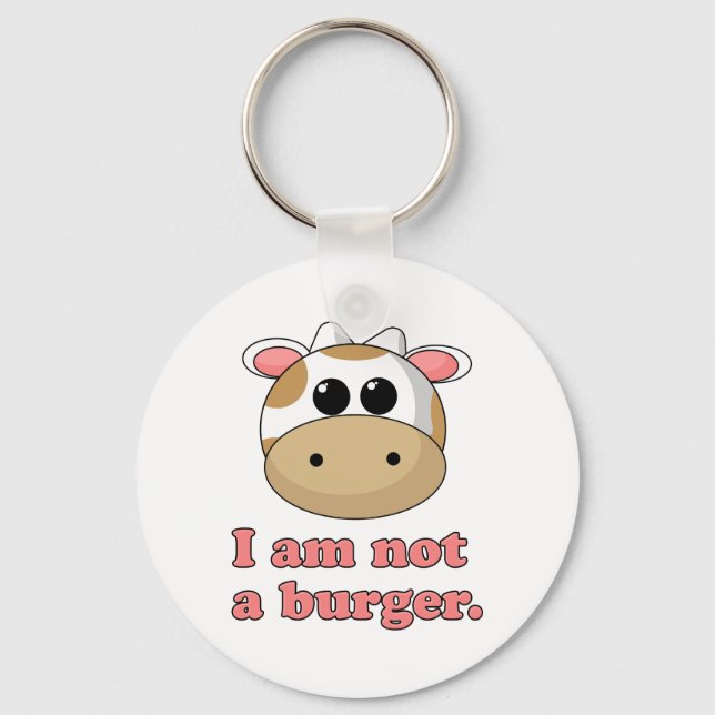 I'm Not a Burger Keychain (Front)