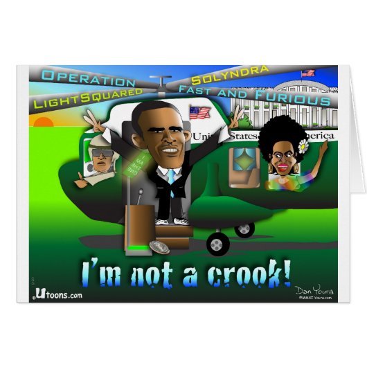I'm Not a Crook Cards (Front Horizontal)