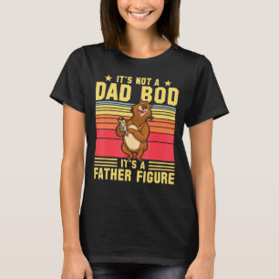 Im Not A Dad Bod Its A Father Figure Retro Drinkin T-Shirt
