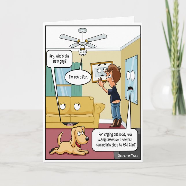 I'm Not a Fan Punny Birthday Card (Front)