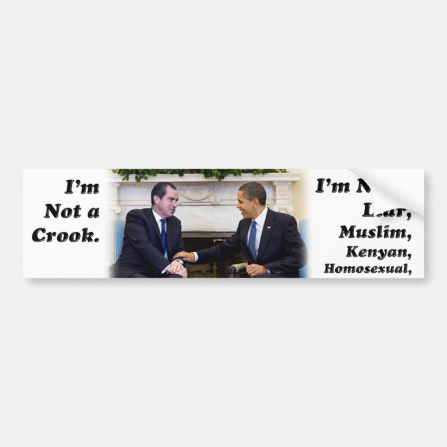 I'm Not A Liar Bumper Sticker (Front)