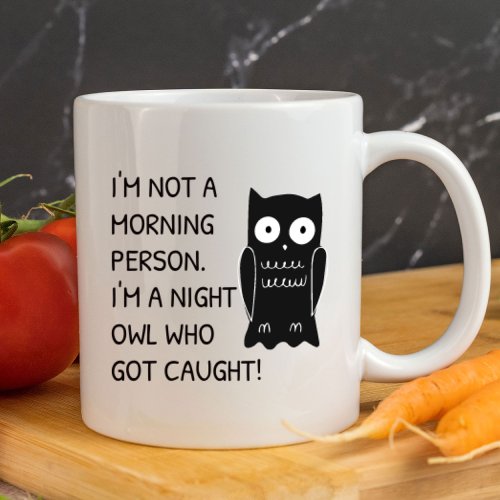 Im Not a Morning Person Funny  Sarcastic Mug
